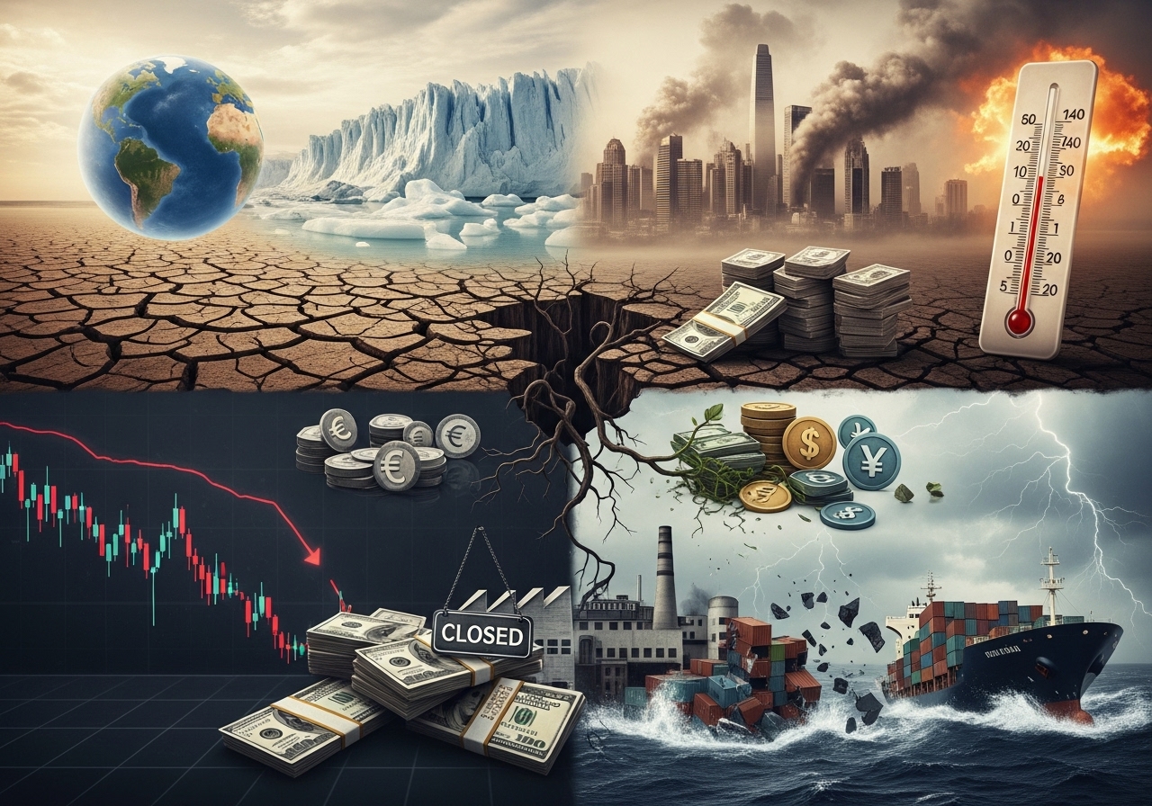 Rising Global Temperatures and International Economic Challenges Dominate Global Headlines
